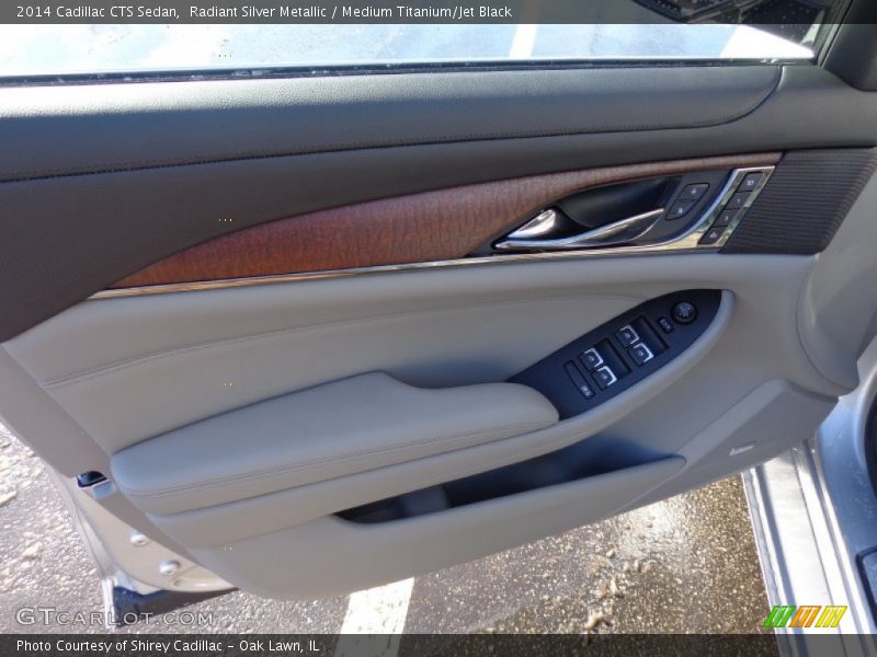 Radiant Silver Metallic / Medium Titanium/Jet Black 2014 Cadillac CTS Sedan