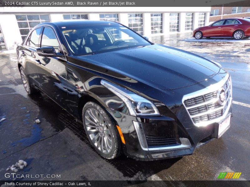 Black Raven / Jet Black/Jet Black 2014 Cadillac CTS Luxury Sedan AWD