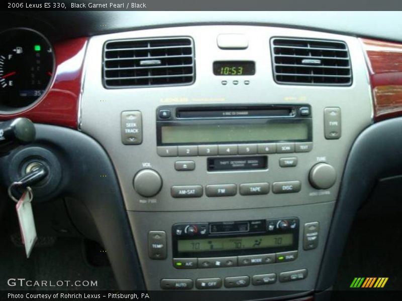 Black Garnet Pearl / Black 2006 Lexus ES 330