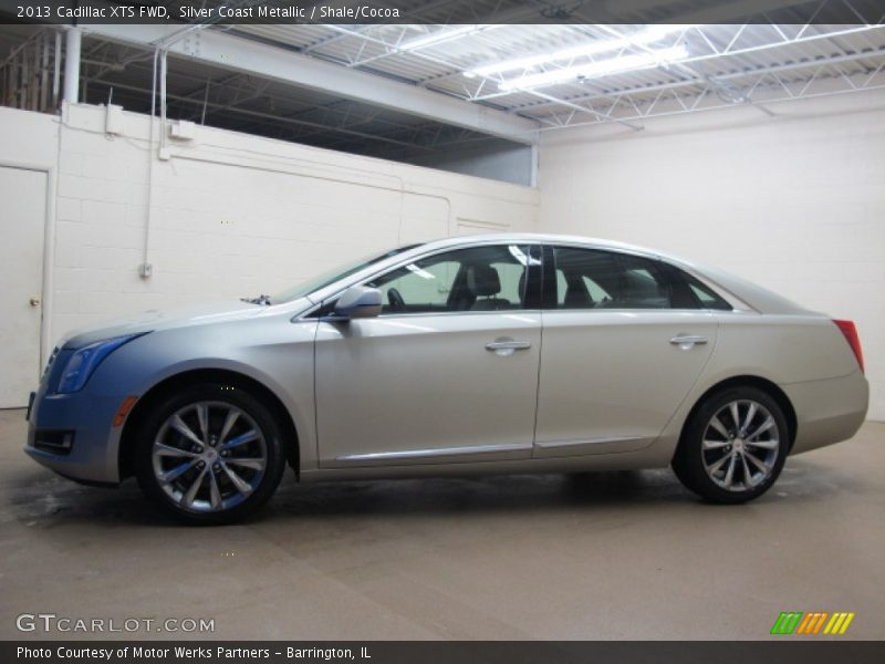 Silver Coast Metallic / Shale/Cocoa 2013 Cadillac XTS FWD