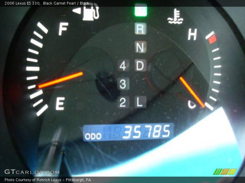 Black Garnet Pearl / Black 2006 Lexus ES 330