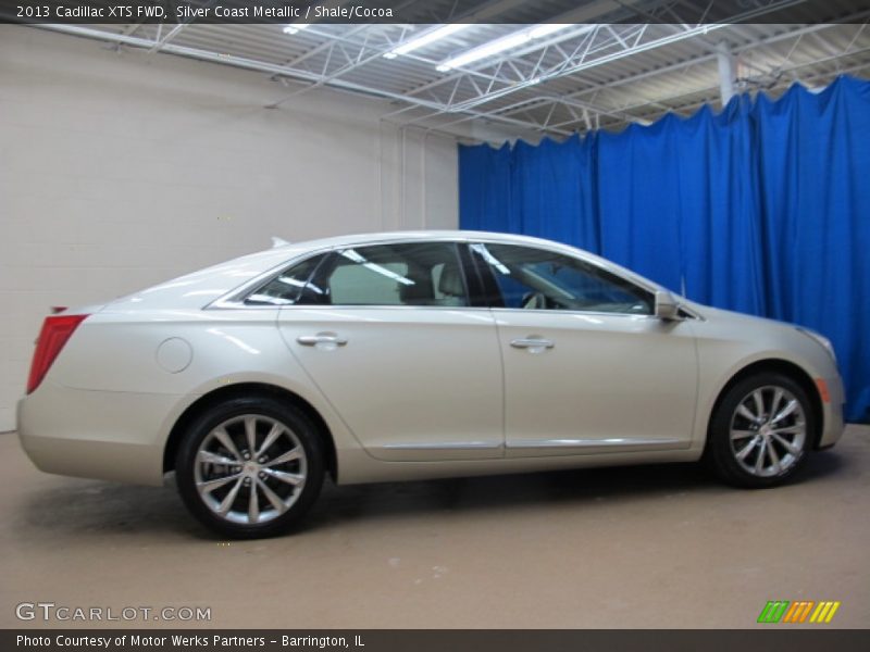 Silver Coast Metallic / Shale/Cocoa 2013 Cadillac XTS FWD
