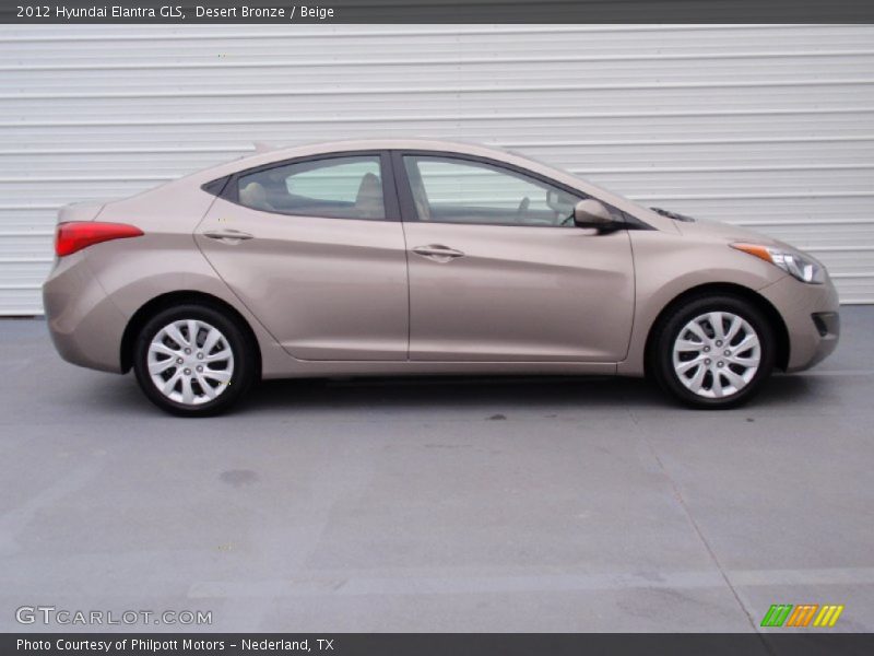 Desert Bronze / Beige 2012 Hyundai Elantra GLS
