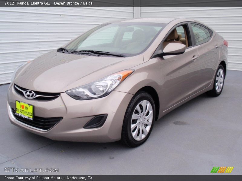 Desert Bronze / Beige 2012 Hyundai Elantra GLS