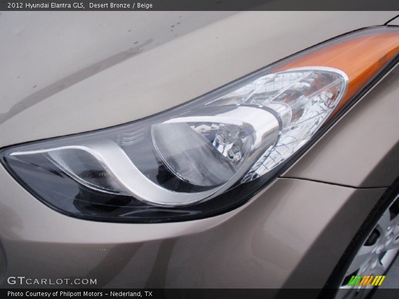 Desert Bronze / Beige 2012 Hyundai Elantra GLS