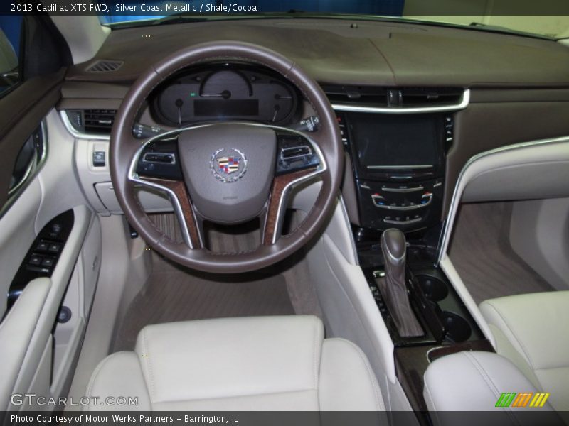 Silver Coast Metallic / Shale/Cocoa 2013 Cadillac XTS FWD