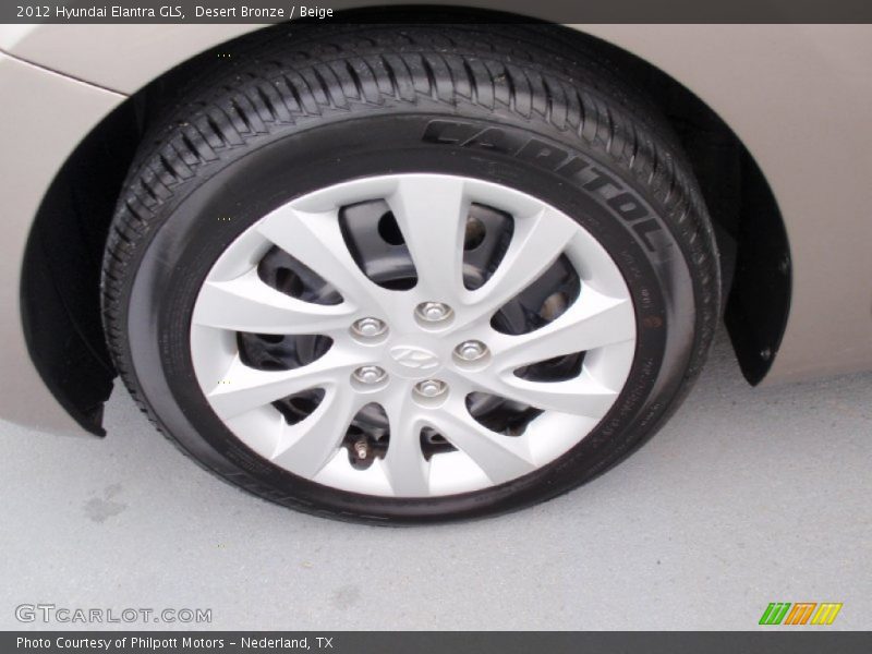 Desert Bronze / Beige 2012 Hyundai Elantra GLS