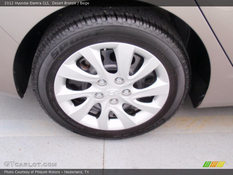 Desert Bronze / Beige 2012 Hyundai Elantra GLS