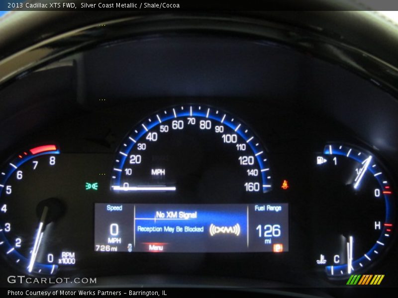 Silver Coast Metallic / Shale/Cocoa 2013 Cadillac XTS FWD