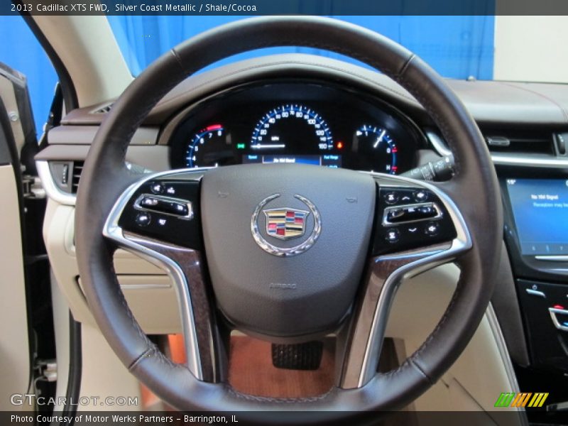 Silver Coast Metallic / Shale/Cocoa 2013 Cadillac XTS FWD