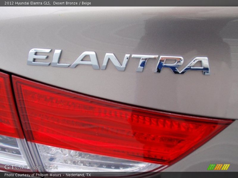Desert Bronze / Beige 2012 Hyundai Elantra GLS