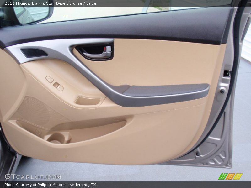 Desert Bronze / Beige 2012 Hyundai Elantra GLS