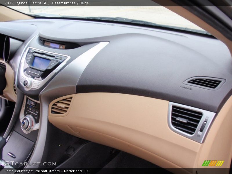 Desert Bronze / Beige 2012 Hyundai Elantra GLS
