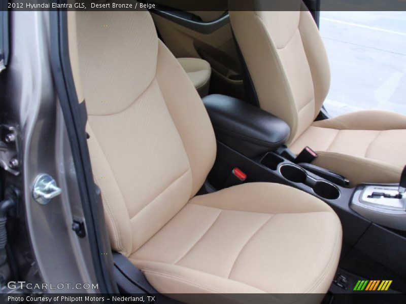 Desert Bronze / Beige 2012 Hyundai Elantra GLS