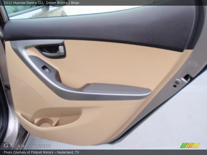 Desert Bronze / Beige 2012 Hyundai Elantra GLS