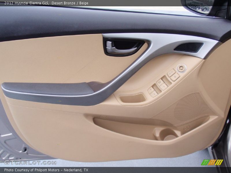 Desert Bronze / Beige 2012 Hyundai Elantra GLS