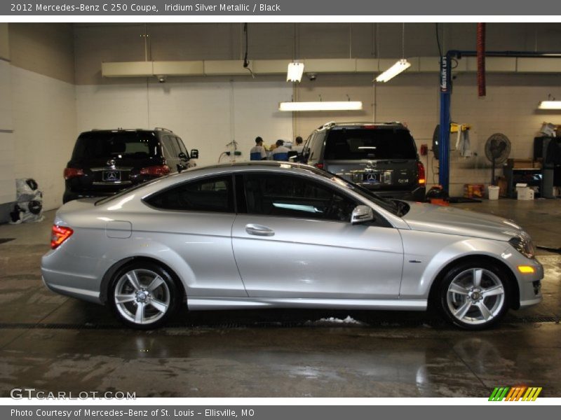 Iridium Silver Metallic / Black 2012 Mercedes-Benz C 250 Coupe
