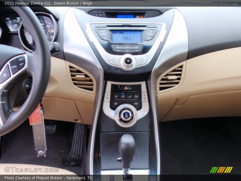 Desert Bronze / Beige 2012 Hyundai Elantra GLS