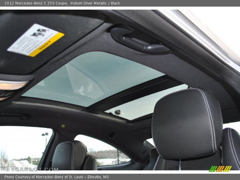 Iridium Silver Metallic / Black 2012 Mercedes-Benz C 250 Coupe