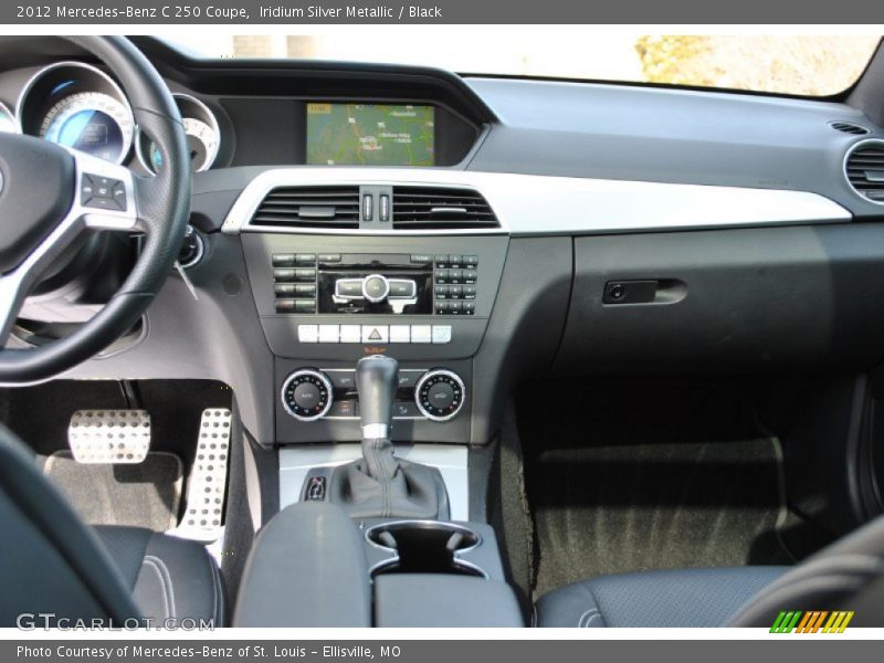 Iridium Silver Metallic / Black 2012 Mercedes-Benz C 250 Coupe
