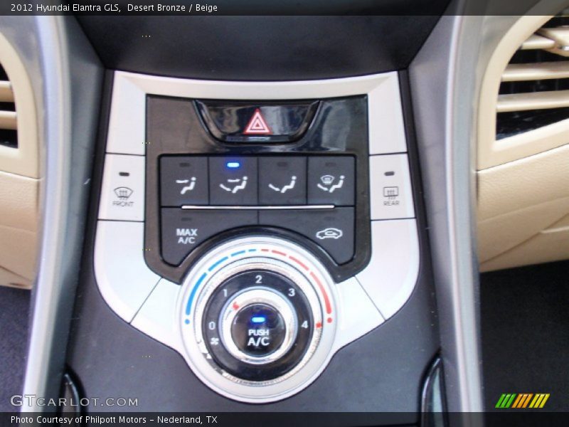 Desert Bronze / Beige 2012 Hyundai Elantra GLS