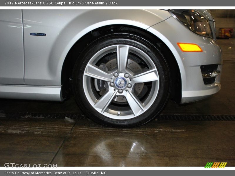 Iridium Silver Metallic / Black 2012 Mercedes-Benz C 250 Coupe