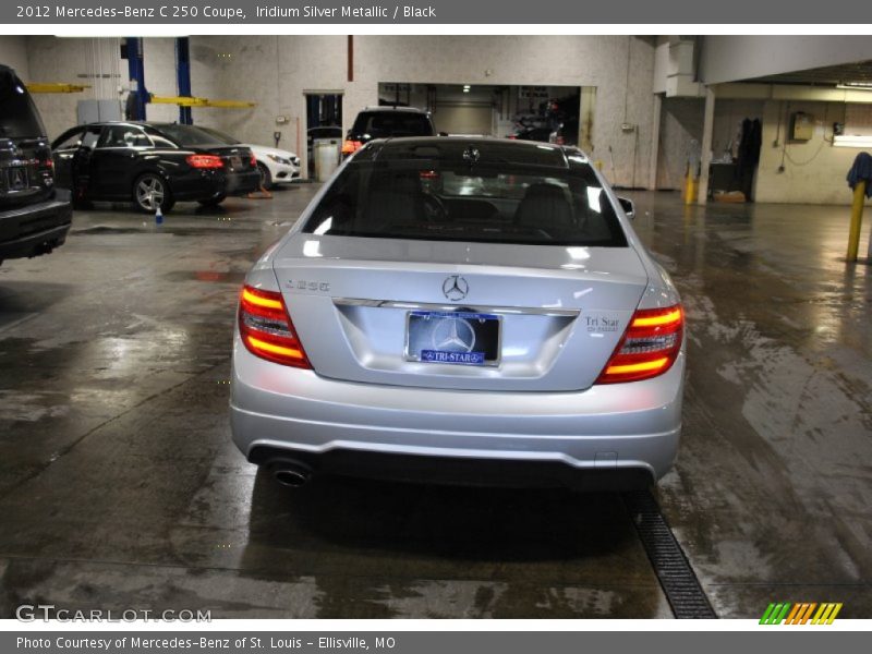 Iridium Silver Metallic / Black 2012 Mercedes-Benz C 250 Coupe