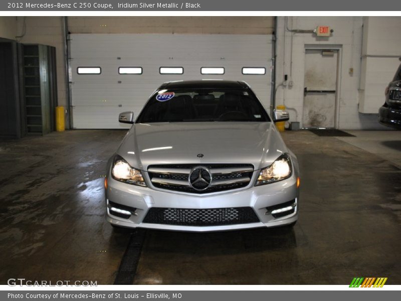 Iridium Silver Metallic / Black 2012 Mercedes-Benz C 250 Coupe