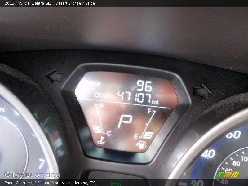Desert Bronze / Beige 2012 Hyundai Elantra GLS