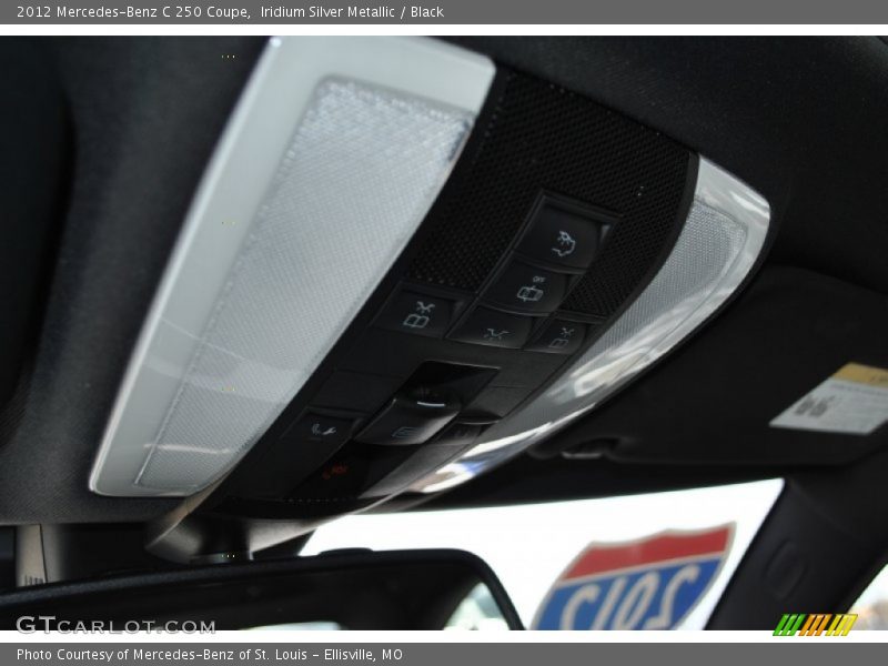Iridium Silver Metallic / Black 2012 Mercedes-Benz C 250 Coupe