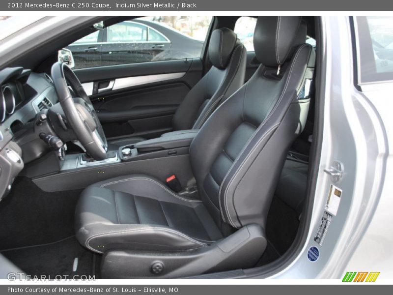 Iridium Silver Metallic / Black 2012 Mercedes-Benz C 250 Coupe