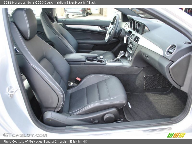 Iridium Silver Metallic / Black 2012 Mercedes-Benz C 250 Coupe