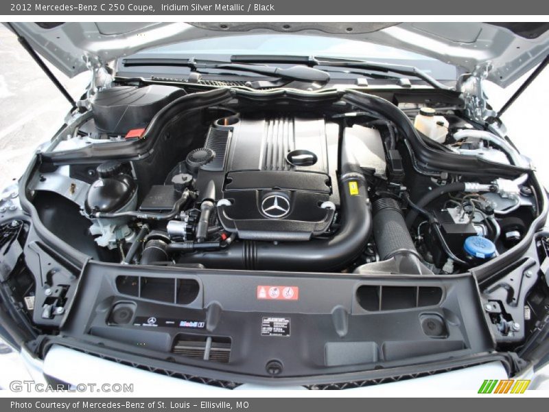 Iridium Silver Metallic / Black 2012 Mercedes-Benz C 250 Coupe