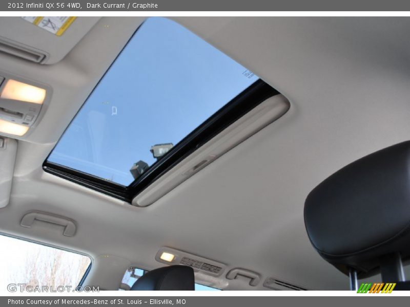 Dark Currant / Graphite 2012 Infiniti QX 56 4WD