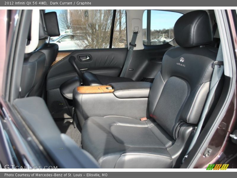 Dark Currant / Graphite 2012 Infiniti QX 56 4WD