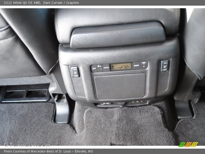 Dark Currant / Graphite 2012 Infiniti QX 56 4WD