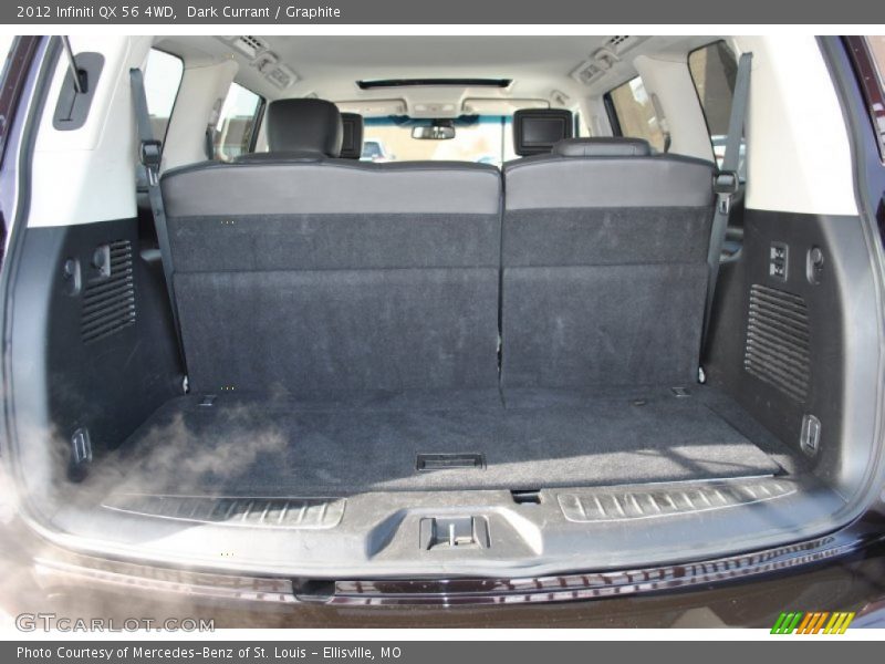 Dark Currant / Graphite 2012 Infiniti QX 56 4WD