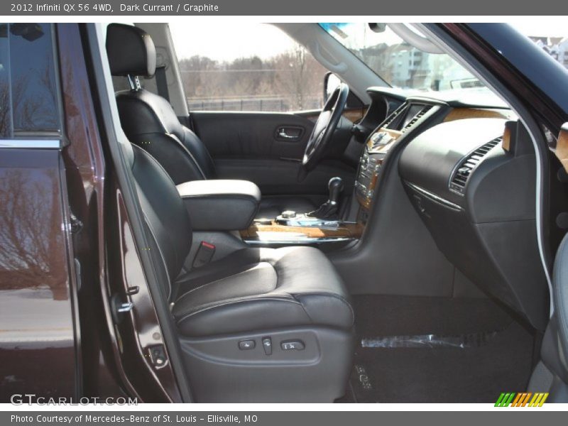 Dark Currant / Graphite 2012 Infiniti QX 56 4WD