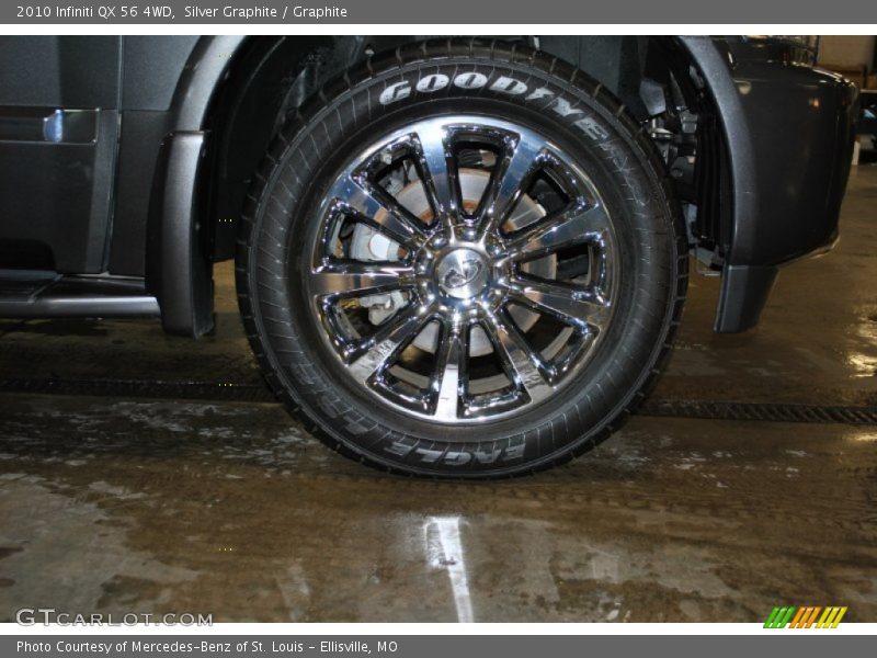 Silver Graphite / Graphite 2010 Infiniti QX 56 4WD