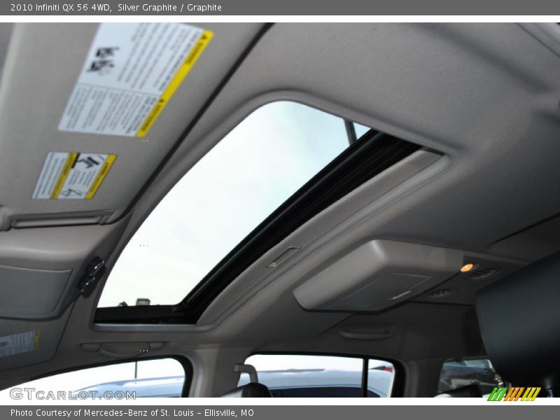 Silver Graphite / Graphite 2010 Infiniti QX 56 4WD