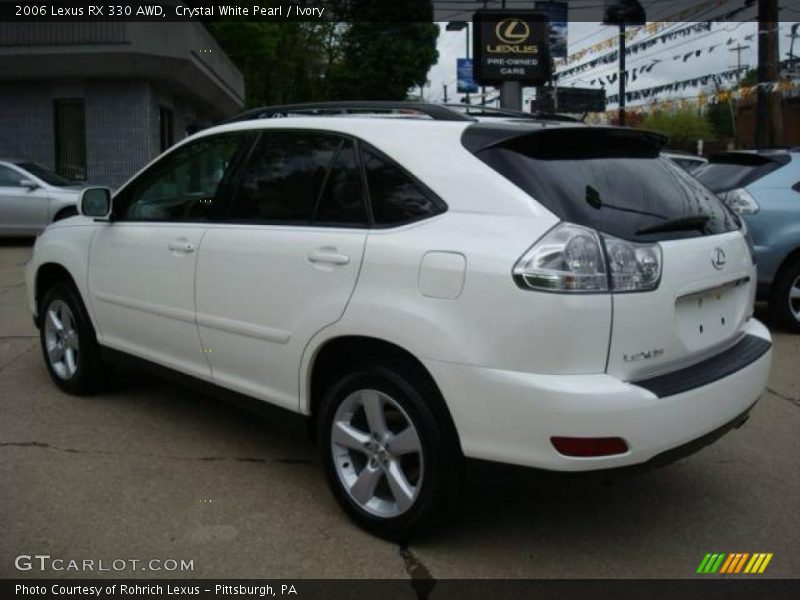 Crystal White Pearl / Ivory 2006 Lexus RX 330 AWD