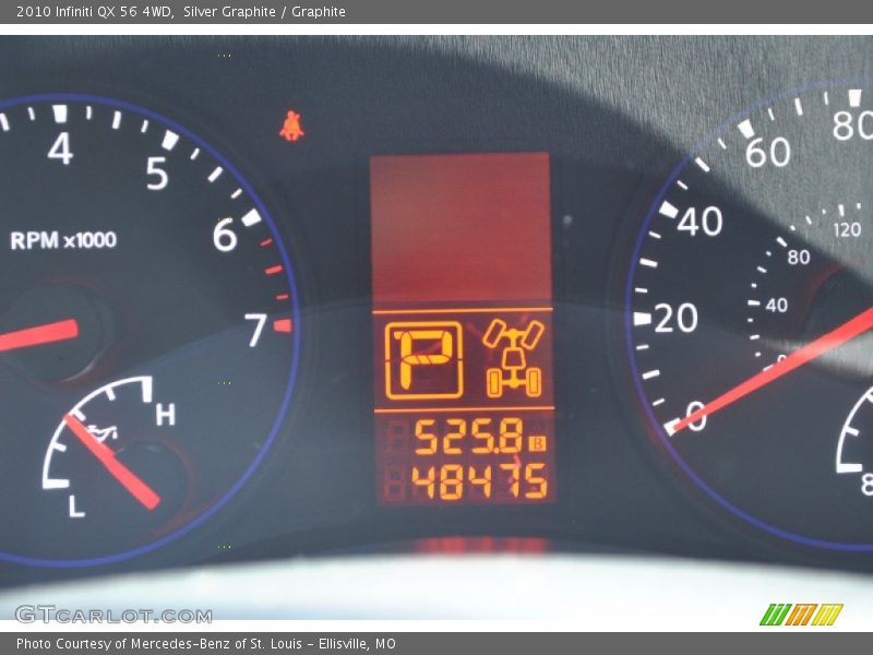 Silver Graphite / Graphite 2010 Infiniti QX 56 4WD