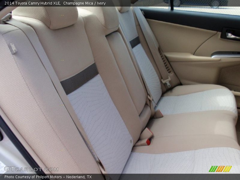 Champagne Mica / Ivory 2014 Toyota Camry Hybrid XLE