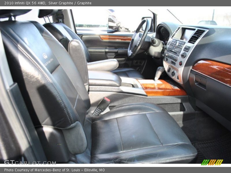 Silver Graphite / Graphite 2010 Infiniti QX 56 4WD