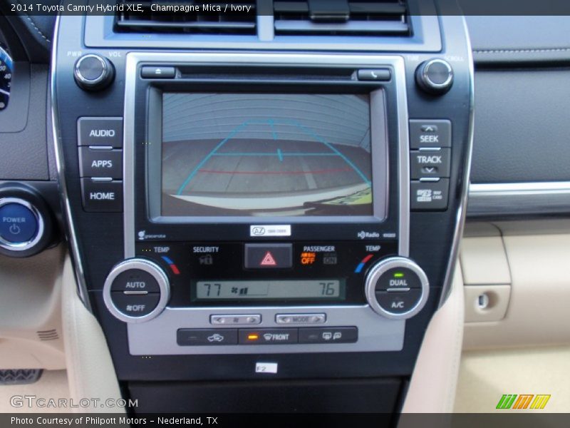 Champagne Mica / Ivory 2014 Toyota Camry Hybrid XLE