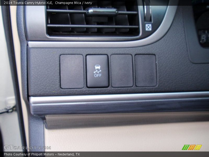 Champagne Mica / Ivory 2014 Toyota Camry Hybrid XLE