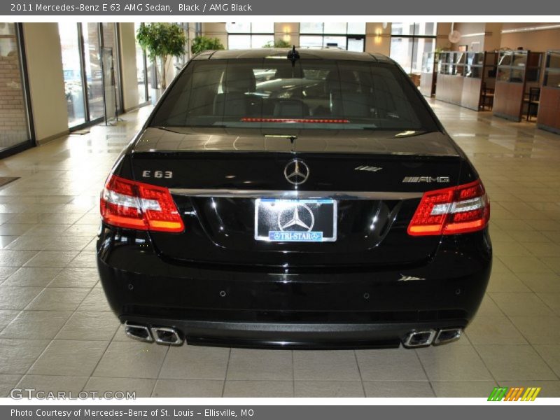 Black / AMG Black 2011 Mercedes-Benz E 63 AMG Sedan