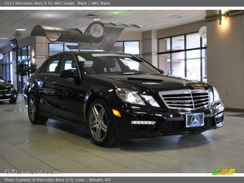 Black / AMG Black 2011 Mercedes-Benz E 63 AMG Sedan