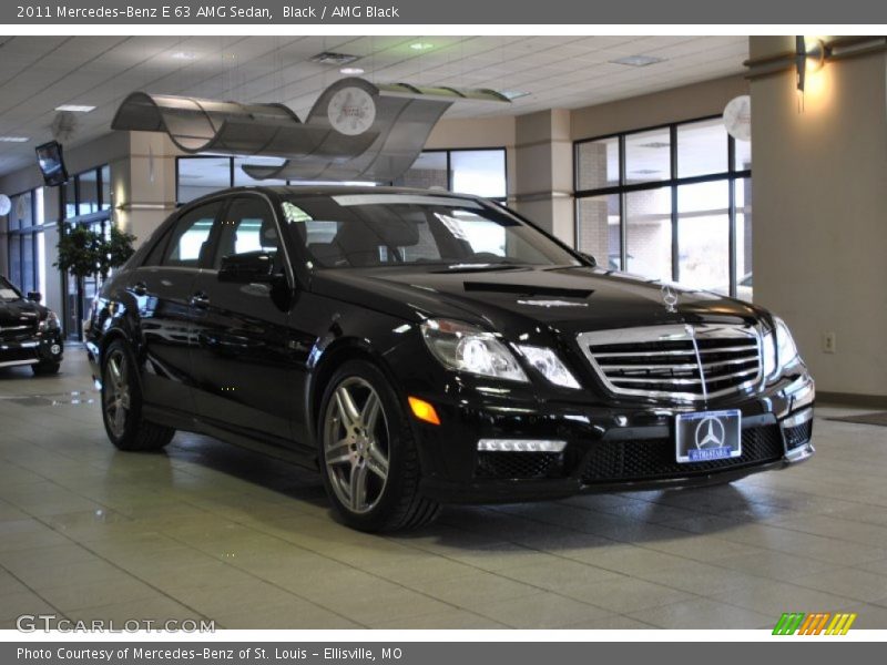 Black / AMG Black 2011 Mercedes-Benz E 63 AMG Sedan