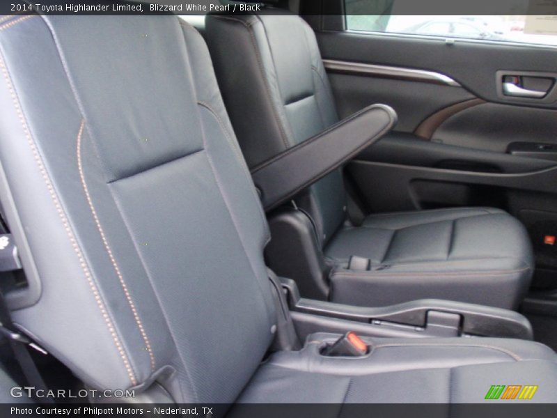 Blizzard White Pearl / Black 2014 Toyota Highlander Limited